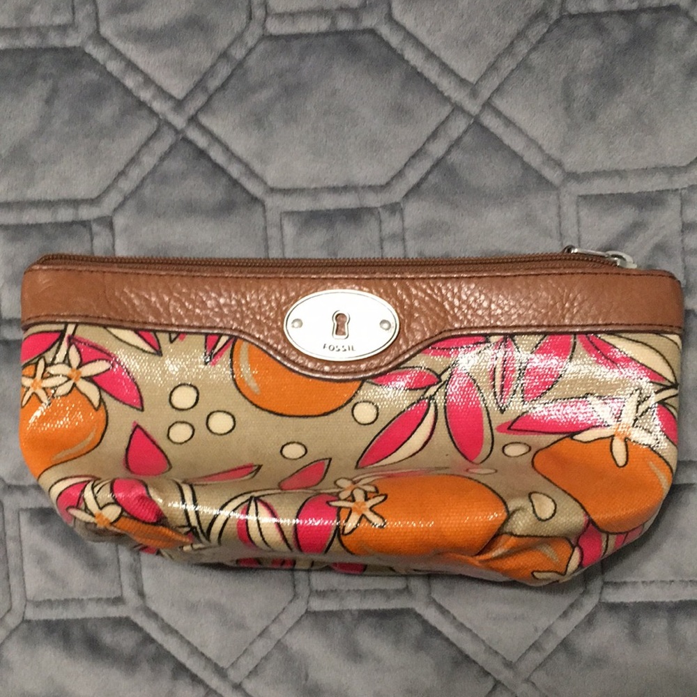 Fossil makeup bag